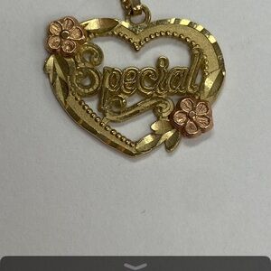 Black Hills gold heart pendant